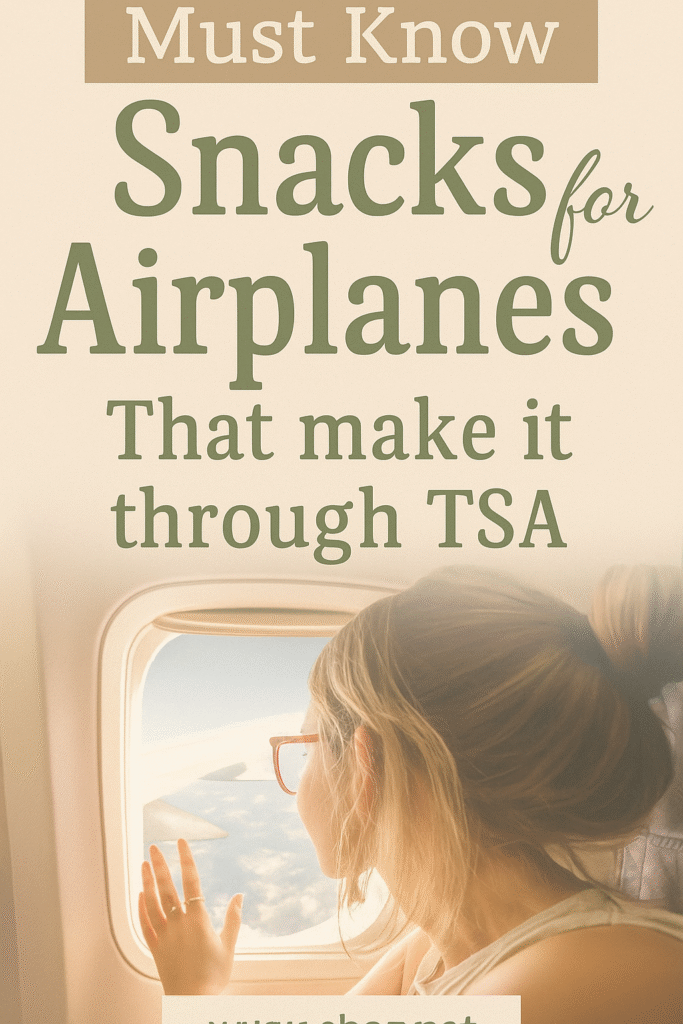 Must-Know Snacks for Airplanes That Make It Through TSA: Grandma's Travel Snack List