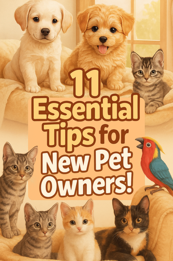 Discover 11 essential tips every new pet owner should know, from preparing your home to understanding your pet’s behavior. Grandma’s heartwarming guide is perfect for first-time pet parents.