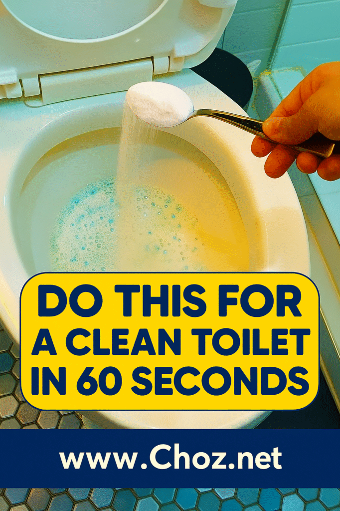 Grandma’s clean toilet in 60 seconds