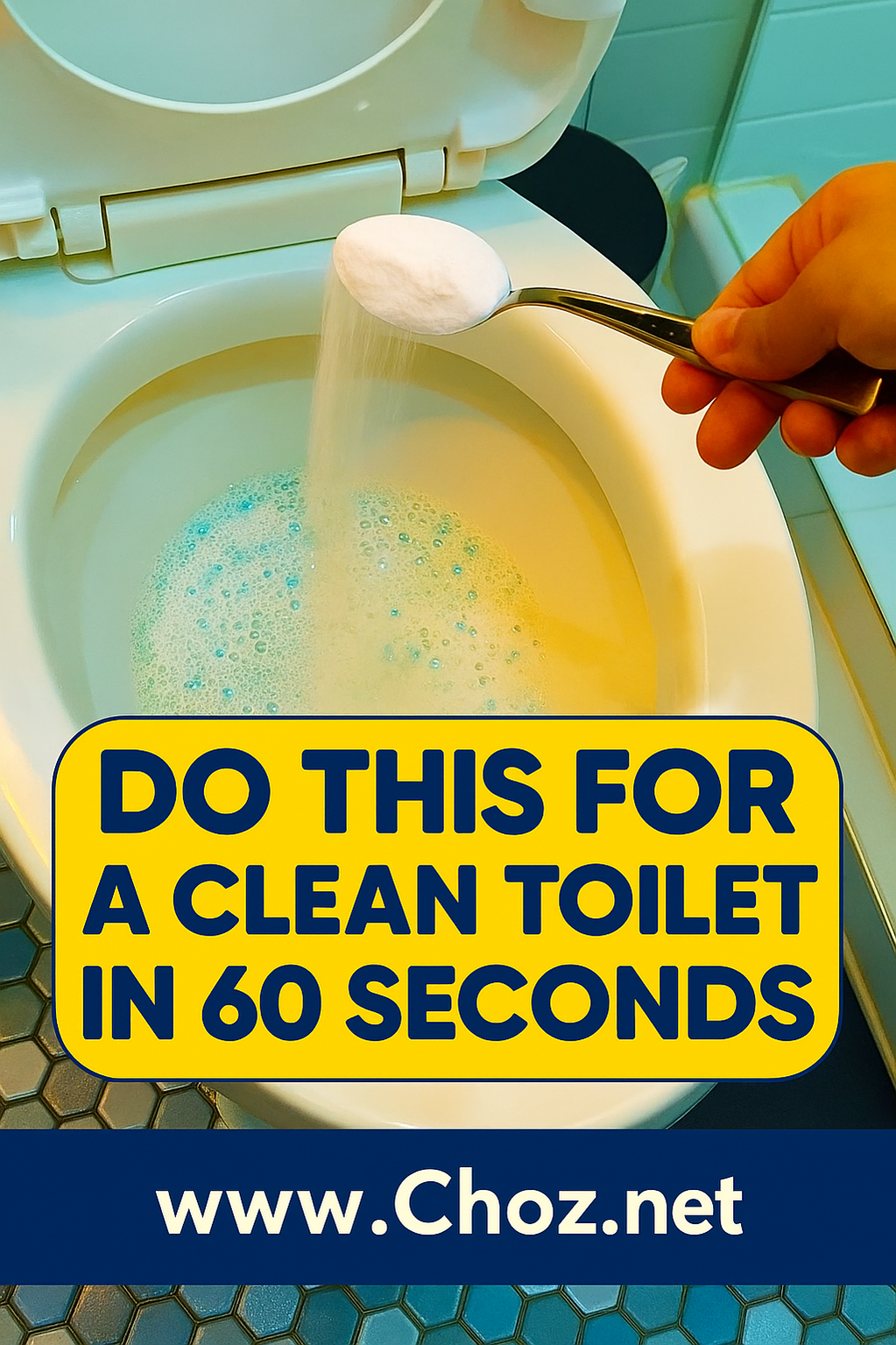 Grandma’s clean toilet in 60 seconds